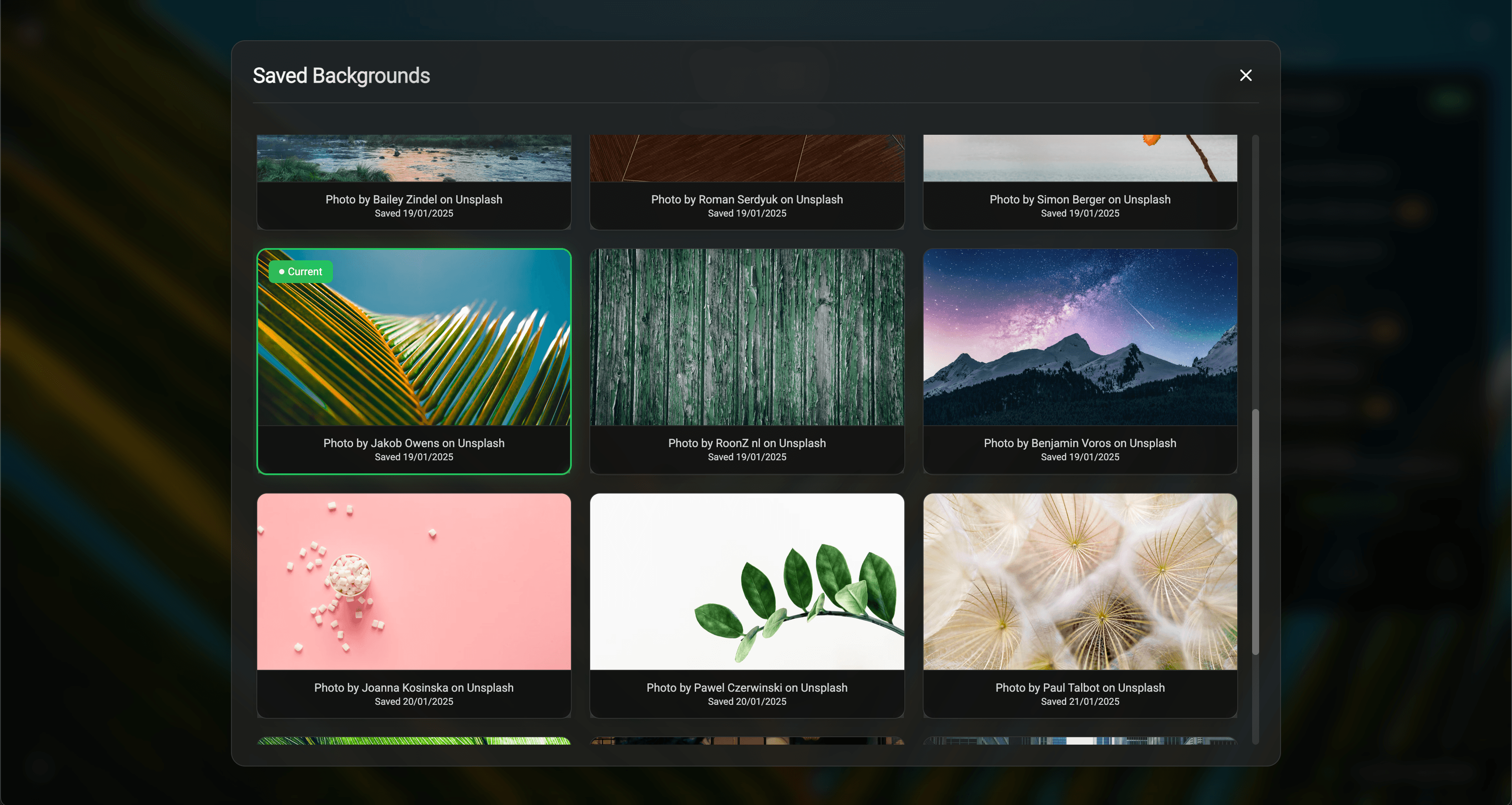 Premium features showcase